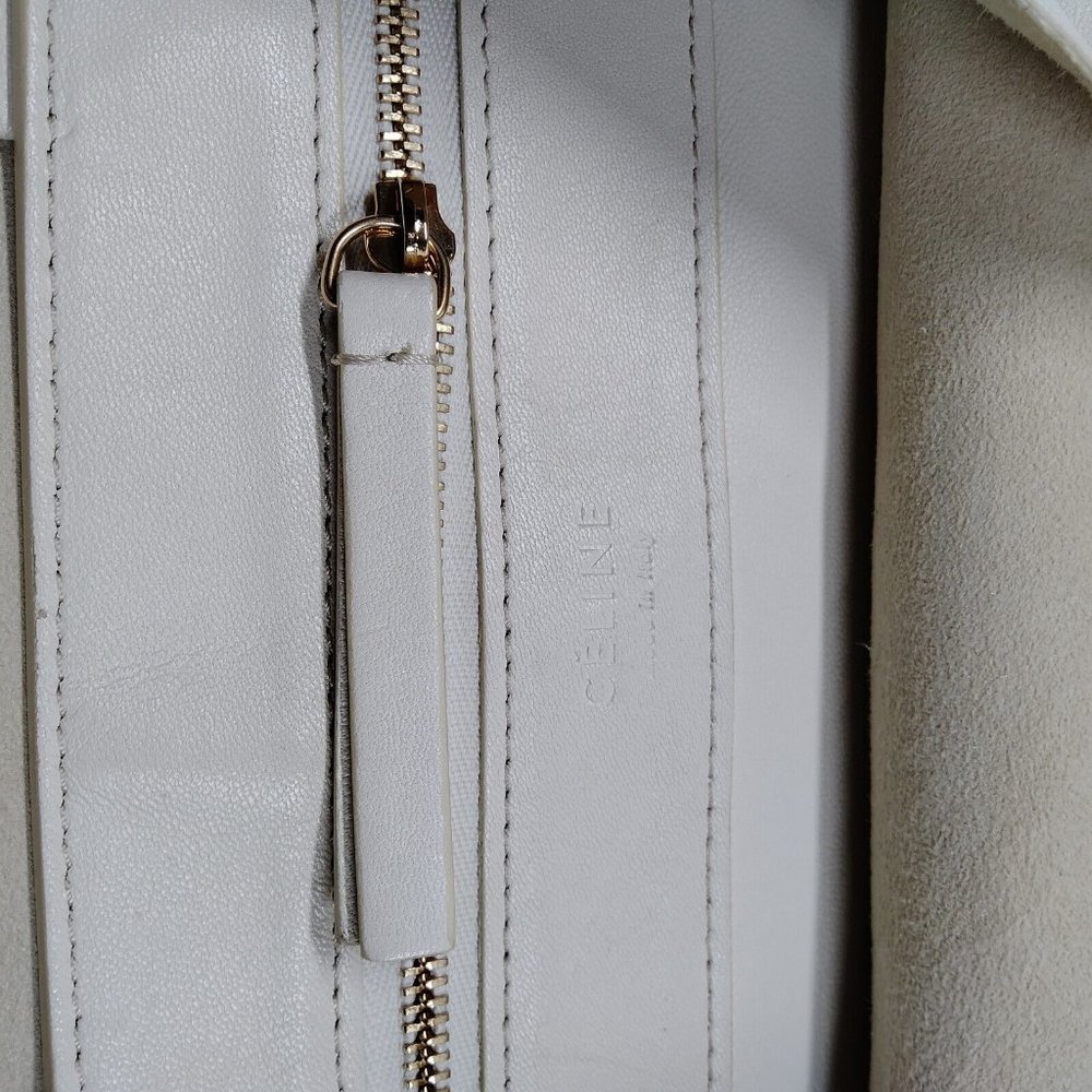 CELINE Tote Bag White Leather 1352955 - Picture 7 of 9
